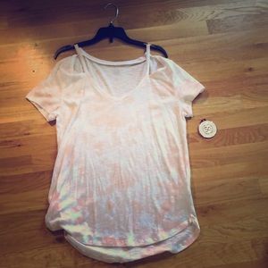 So SS Cut Out Tee, Pink and White!